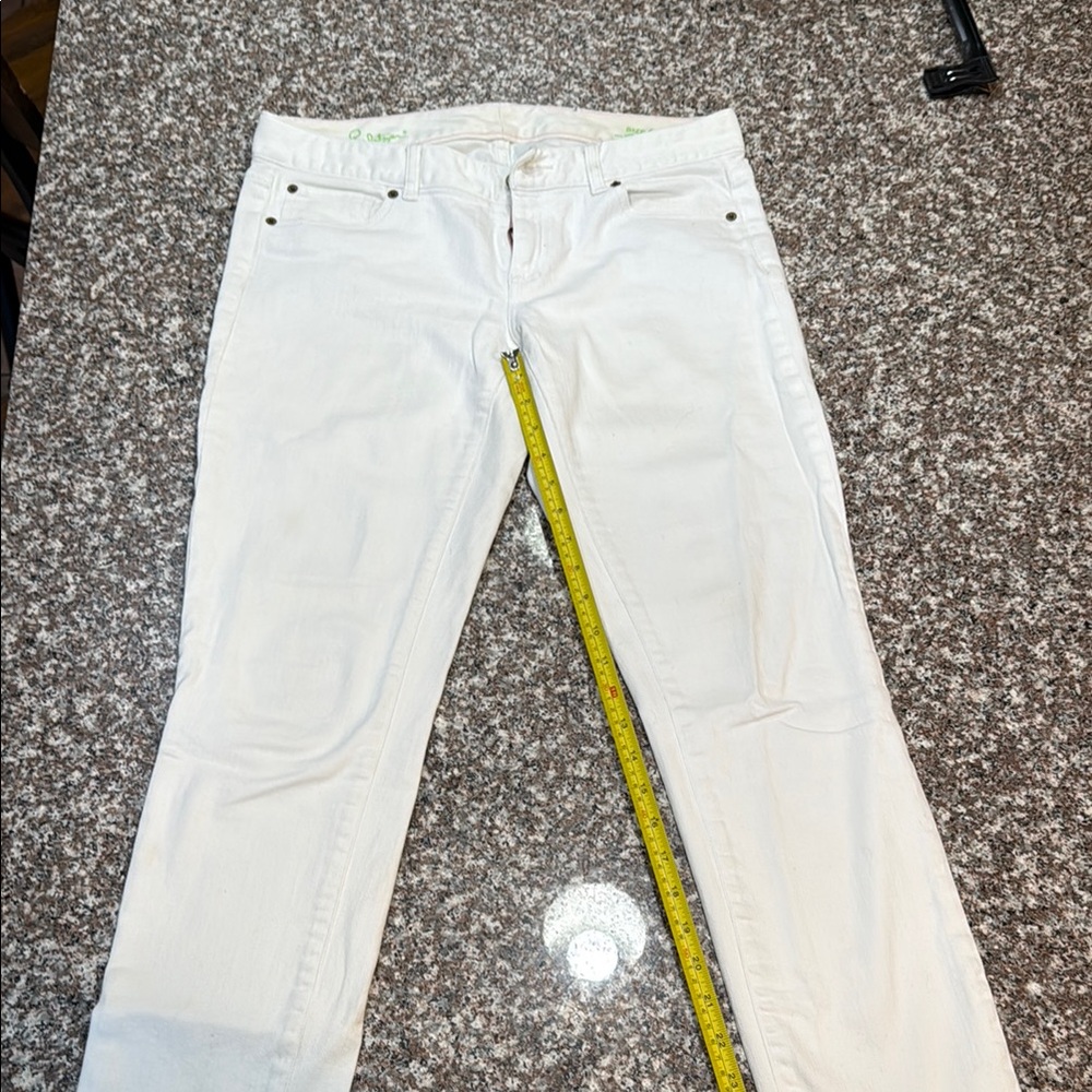 Lilly Pulitzer White Denim Jeans size 6